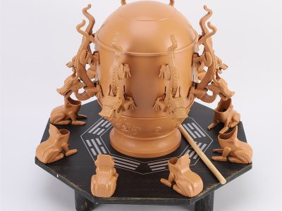 地動儀地震儀模型 小學(xué)科學(xué)地理實(shí)驗(yàn)器材 教學(xué)儀器模型